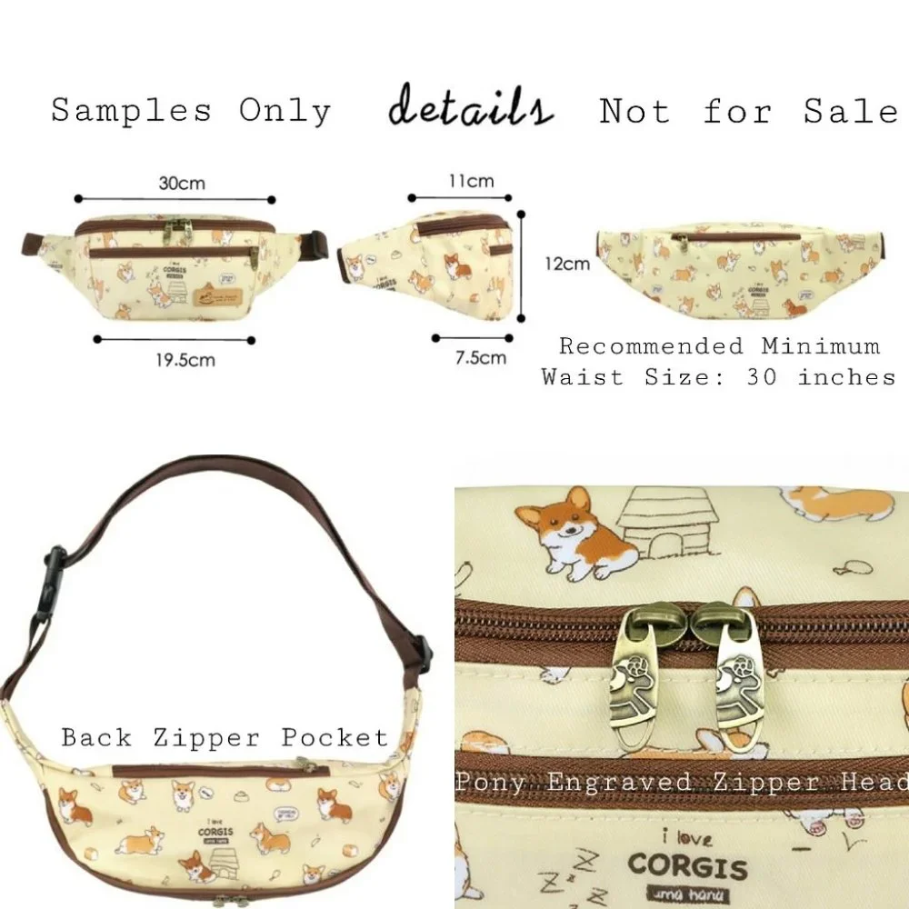 Waterproof Plaid Large Fanny Pack Crossbody Sling - Picture 3 of 9